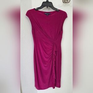 Elegant Pink Sleeveless Dress